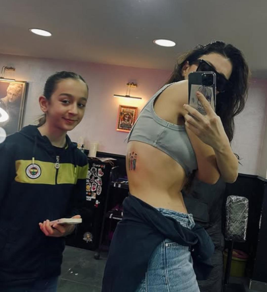 Eşref Rüya nın Irmak ı Ceren Benderlioğlu nun dövmesi beğeni topladı! Meğerse kızı varmış 3