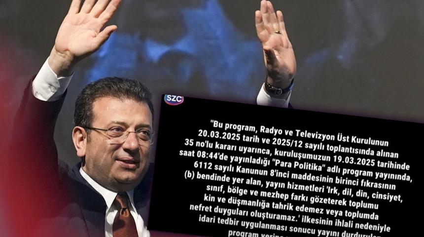 Sözcü TV'ye İmamoğlu cezası! Bu sabah devreye girdi, Özlem Gürses'in programı yerine ekrana yansıdı, belgesel başladı