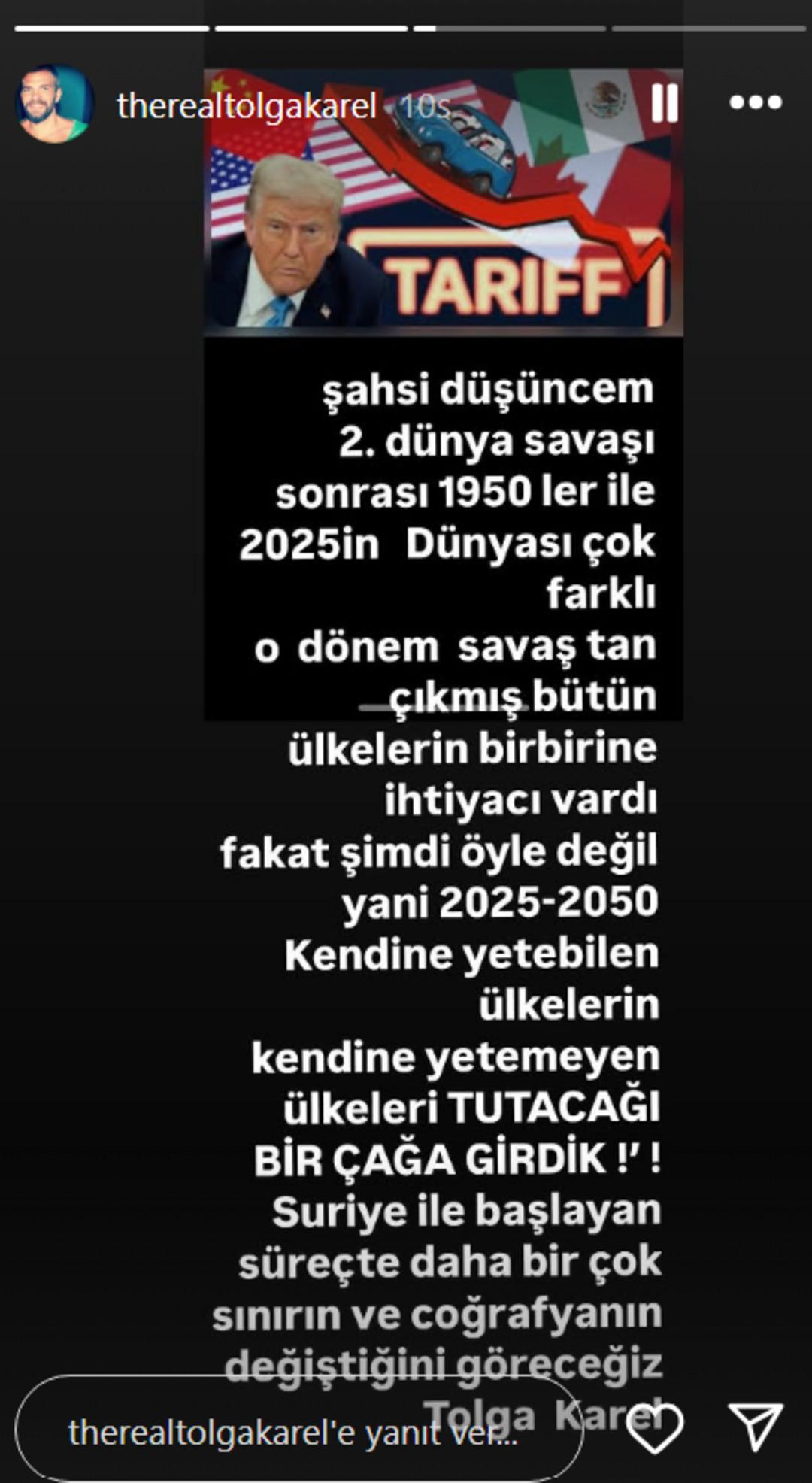 Amerika da yaşayan Tolga Karel Trump kararlarını analiz etti: Cumhurbaşkanı Erdoğan a çok ihtiyacımız var 2