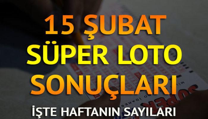 Süper Loto sonuçları sorgula - 15 Şubat MPİ Süper Loto sonucu (6 milyon liralık ikramiye)