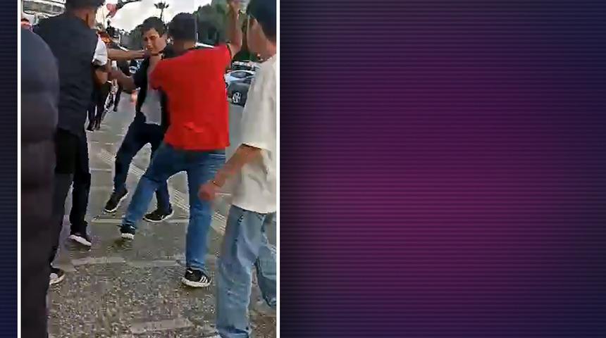 'Yan bakma' kavgasında muştayla saldırmışlardı... 4 şüpheliden 1'i tutuklandı!