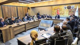 Vali Aydoğdu başkanlığında 23. Birim Amirleri toplantısı