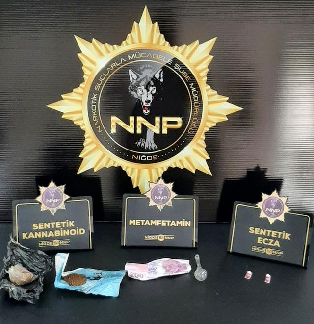 Niğde'de uyuşturucu operasyonlarında yakalanan 3 şüpheli tutuklandı