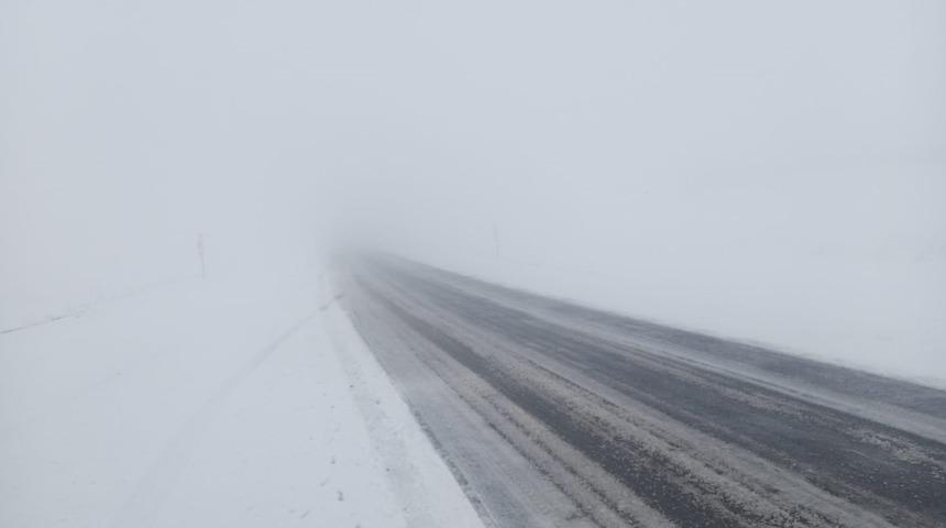 Kars ve Ardahan'ın yükseklerinde kar etkili oldu