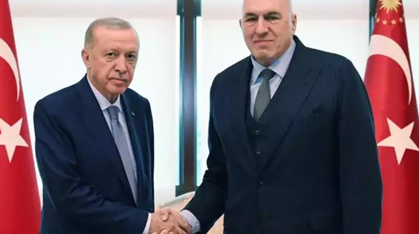 Cumhurbaşkanı Erdoğan İtalya Savunma Bakanı Crosetto’yu kabul etti