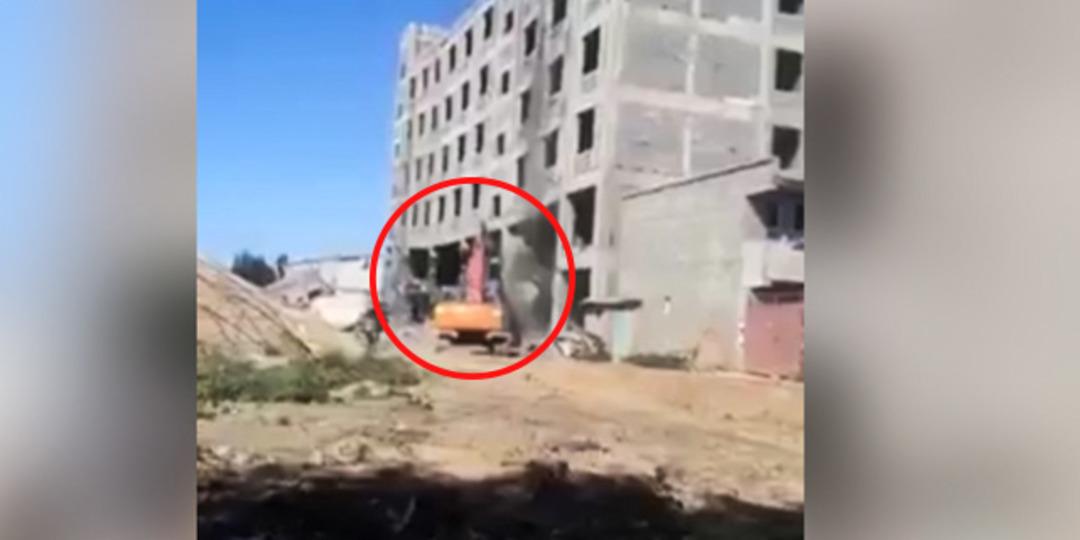Bina yıkımında facia