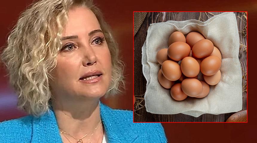 Berna Laçin yumurta fiyatlarını görünce isyan etti: "9 ay önce 2 lira olan yumurta şimdi 10 lira"