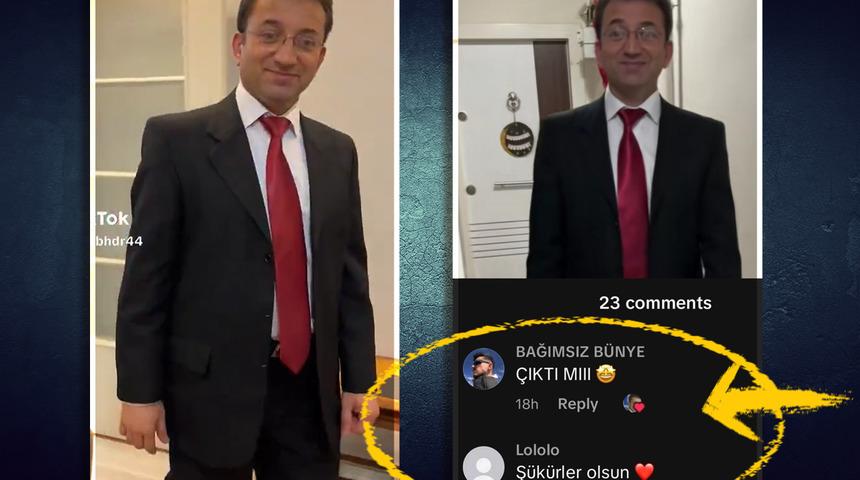 Ekrem İmamoğlu'na benzetilen şahsa tuhaf yorumlar! TikTok canlı yayınlarıyla kazanç iddiası... Evde takım elbiseli videosu gündem oldu