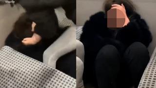 Trende korkunç olay! Kız çocuğuna dakikalarca saldırdılar! Dövmemek için para istemişler! Dehşet anları kamerada... 