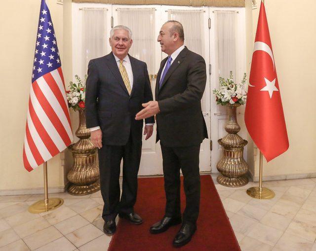  Dışişleri Çavuşoğlu, ABD Dışişleri Bakanı Rex Tillerson ile görüştü 