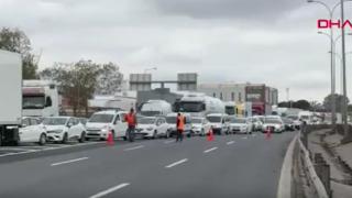 TEM'de zincirleme kaza! Ankara yönü ulaşıma kapandı