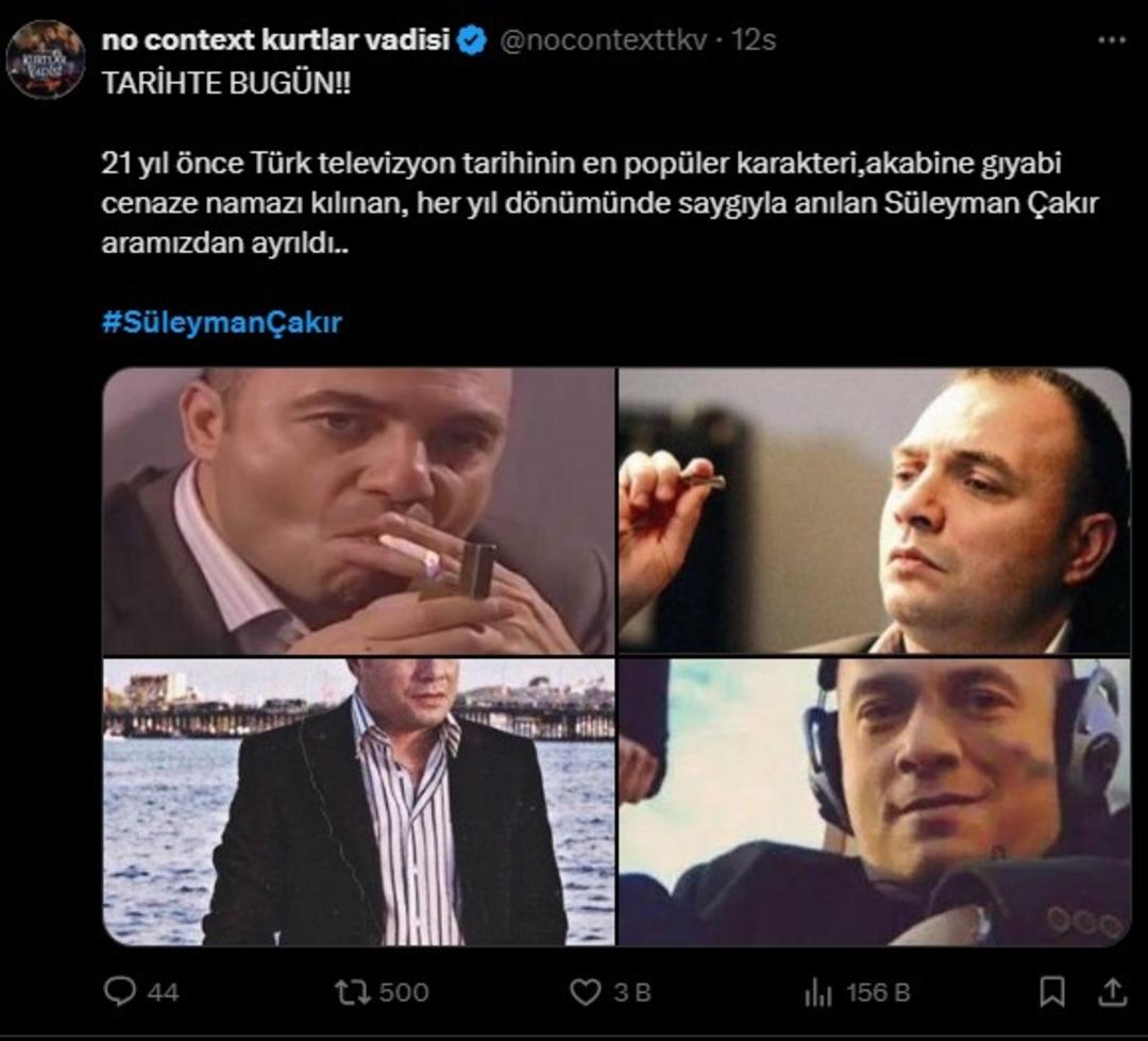 Oktay Kaynarca yayınladı! Kurtlar Vadisi nin Süleyman Çakır ını yine kimse unutmadı  2