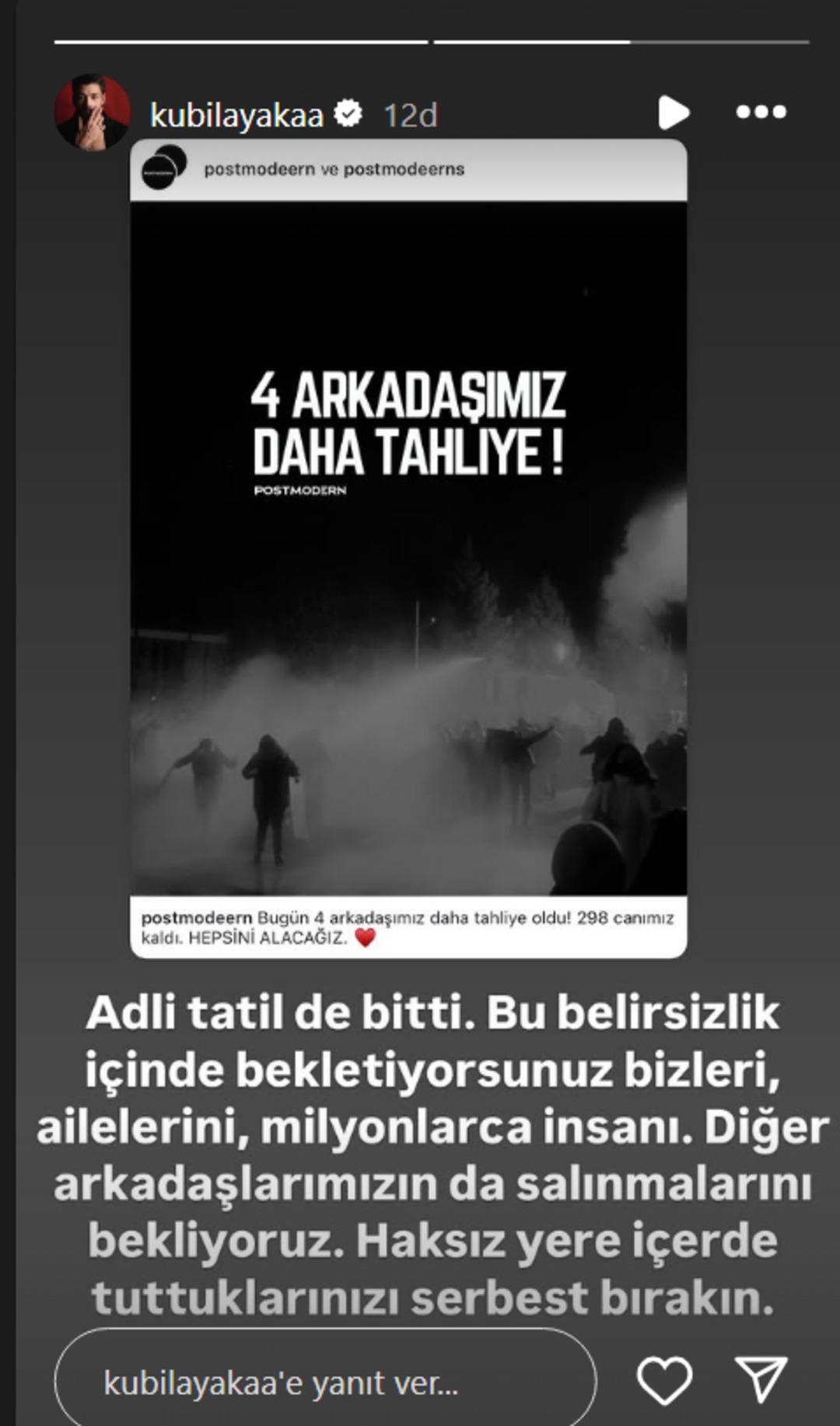 Kubilay Aka "Adli tatil de bitti" diyerek sitem etti: Bu belirsizlik içinde... 1