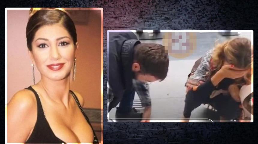 Nadide Sultan'ın talihsiz anları! Topuğu mazgala sıkıştı! Yüzünü kapattı... 