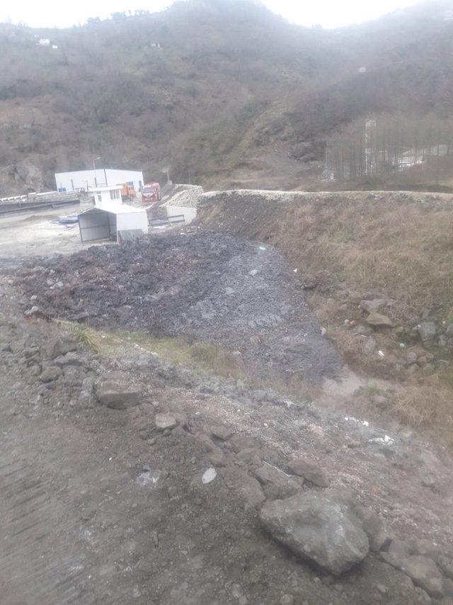 Giresun’un Çavuşlu Beldesi’ndeki Katı Atık Bertaraf Tesisi’ne siyanürlü atık döküldüğü iddiası