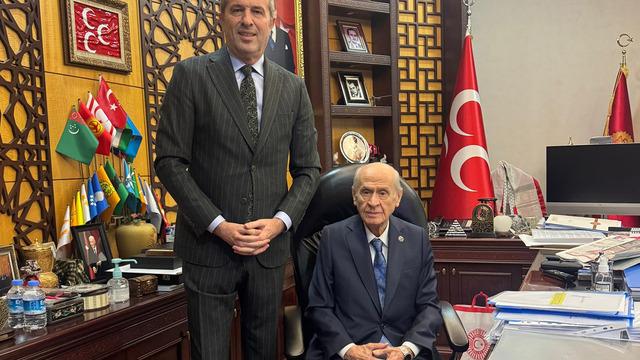 MHP Kocaeli Milletvekili Sancaklı, Bahçeli’yi makamında ziyaret etti:  Rabbim sizi başımızdan eksik etmesin