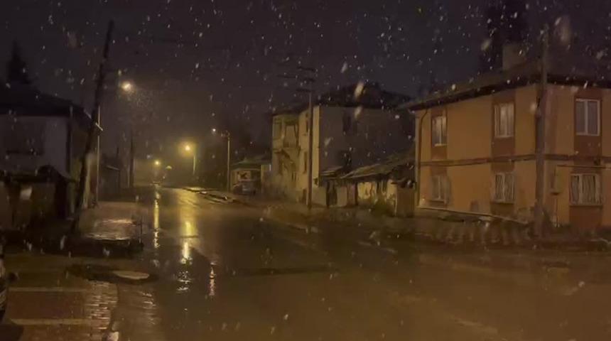 Çankırı'da kar etkili oldu