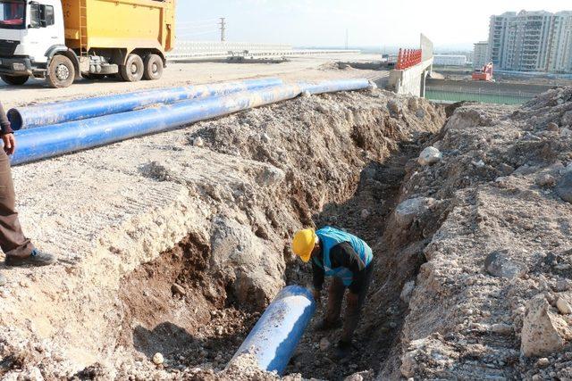 Şanlıurfa’da yeni yerleşim alanlarının içme suyu ihtiyacı karşılanıyor