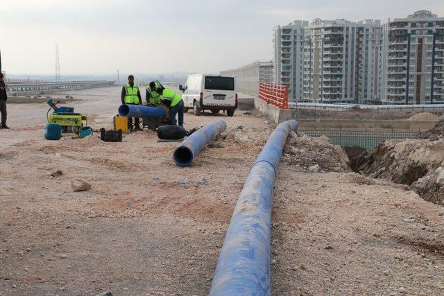 Şanlıurfa’da yeni yerleşim alanlarının içme suyu ihtiyacı karşılanıyor