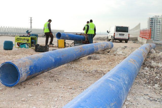 Şanlıurfa’da yeni yerleşim alanlarının içme suyu ihtiyacı karşılanıyor