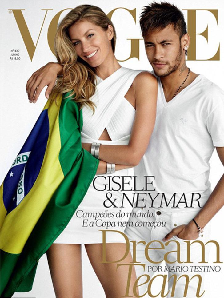 Gisele Bundchen ve Neymar Vogue Brezilya'da