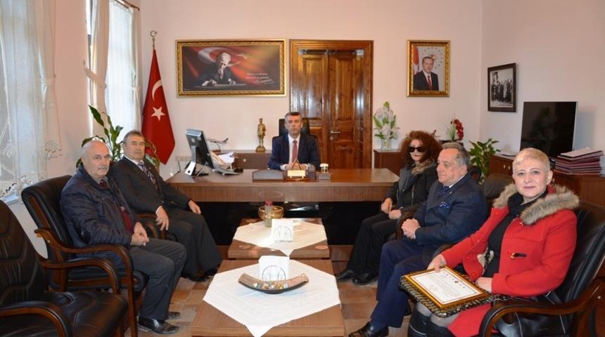 THK Edremit Şubesinden Kaymakam Sırmalı&rsquo;yı ziyaret