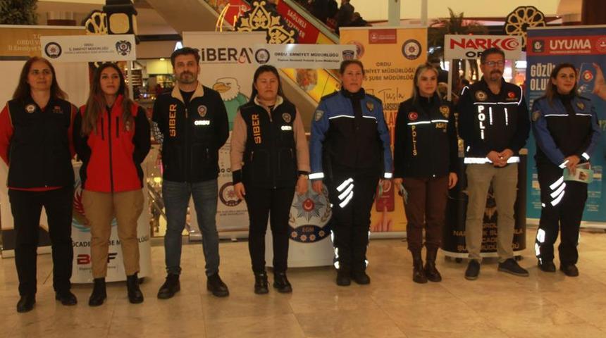Ordu’da polis ekipleri, halkın güvenliği için bilgilendirdi