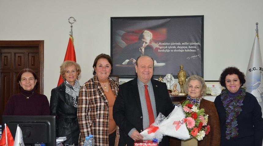 T&uuml;rkiye Yardım Sevenler Derneği Aydın Şubesi&rsquo;nden Başkan &Ouml;zakcan&rsquo;a ziyaret