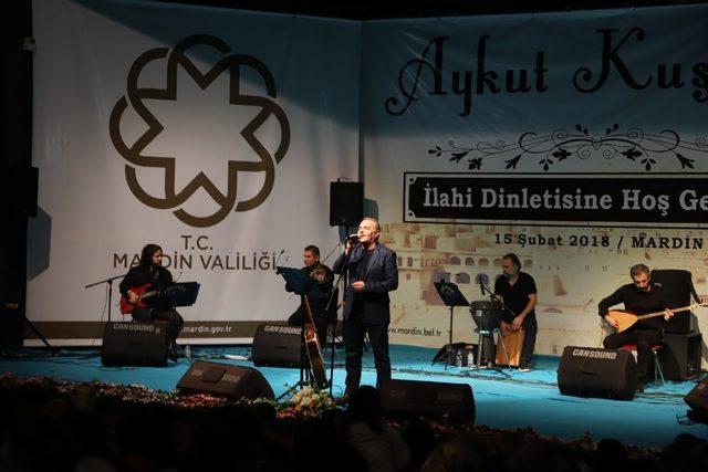 Mardin’de Aykut Kuşkaya konserine yoğun ilgi