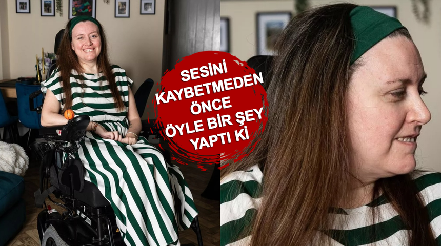 Hastalık yüzünden sesini kaybetti! Kocasına küfür edebilmek için bakın ne yaptı! 