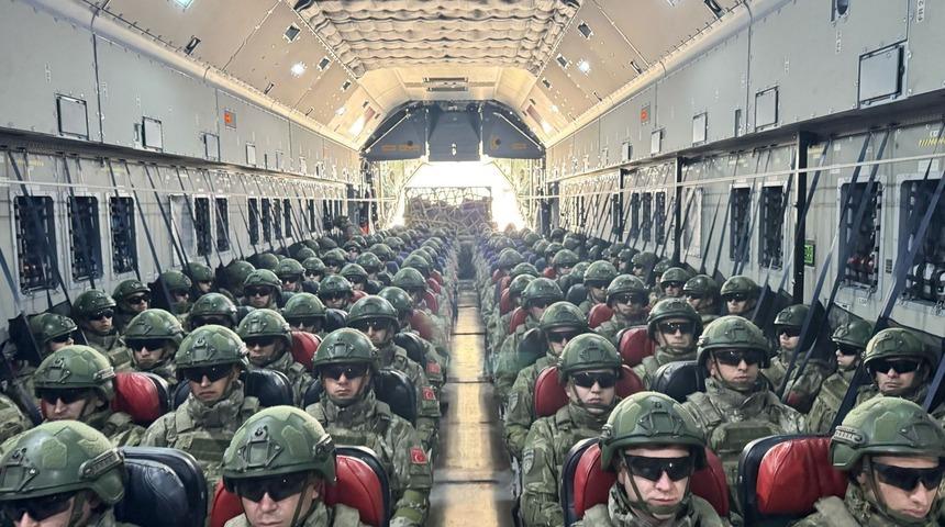 KFOR görevini tamamlayan 65'inci Mekanize Piyade Tugay Komutanlığı personeli Türkiye'ye döndü