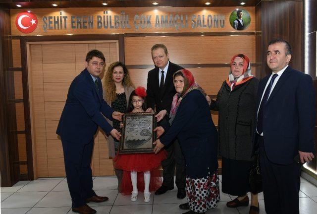 Şehit Eren Bülbül’ün ismi çok amaçlı salona verildi