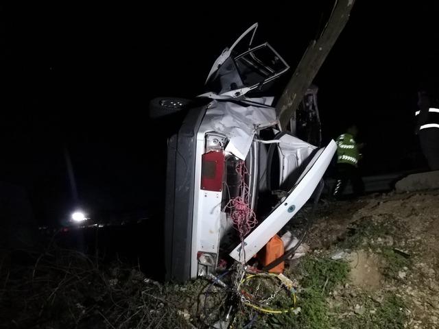 Malatya'da otomobilin devrilmesi sonucu 1 kişi öldü, 2 kişi yaralandı