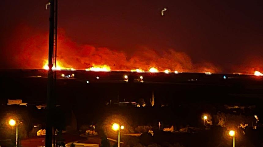 Göksu Deltası’ndaki alevler yükselmişti! Sazlık yangını söndürüldü
