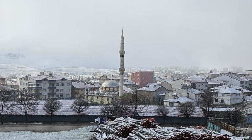 Adana nisan ayında beyaza büründü