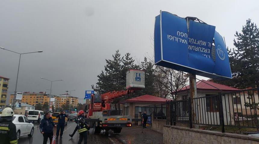 Erzurum için sarı kod verildi