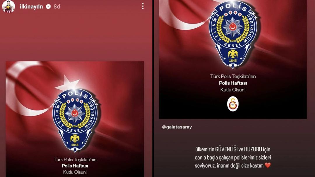 Galatasaray kaptanı İlkin Aydın, Fenerbahçe maçında polis pankartını tutmamıştı! Sessizliğini bozdu: "İnanın kastım size değil" 3