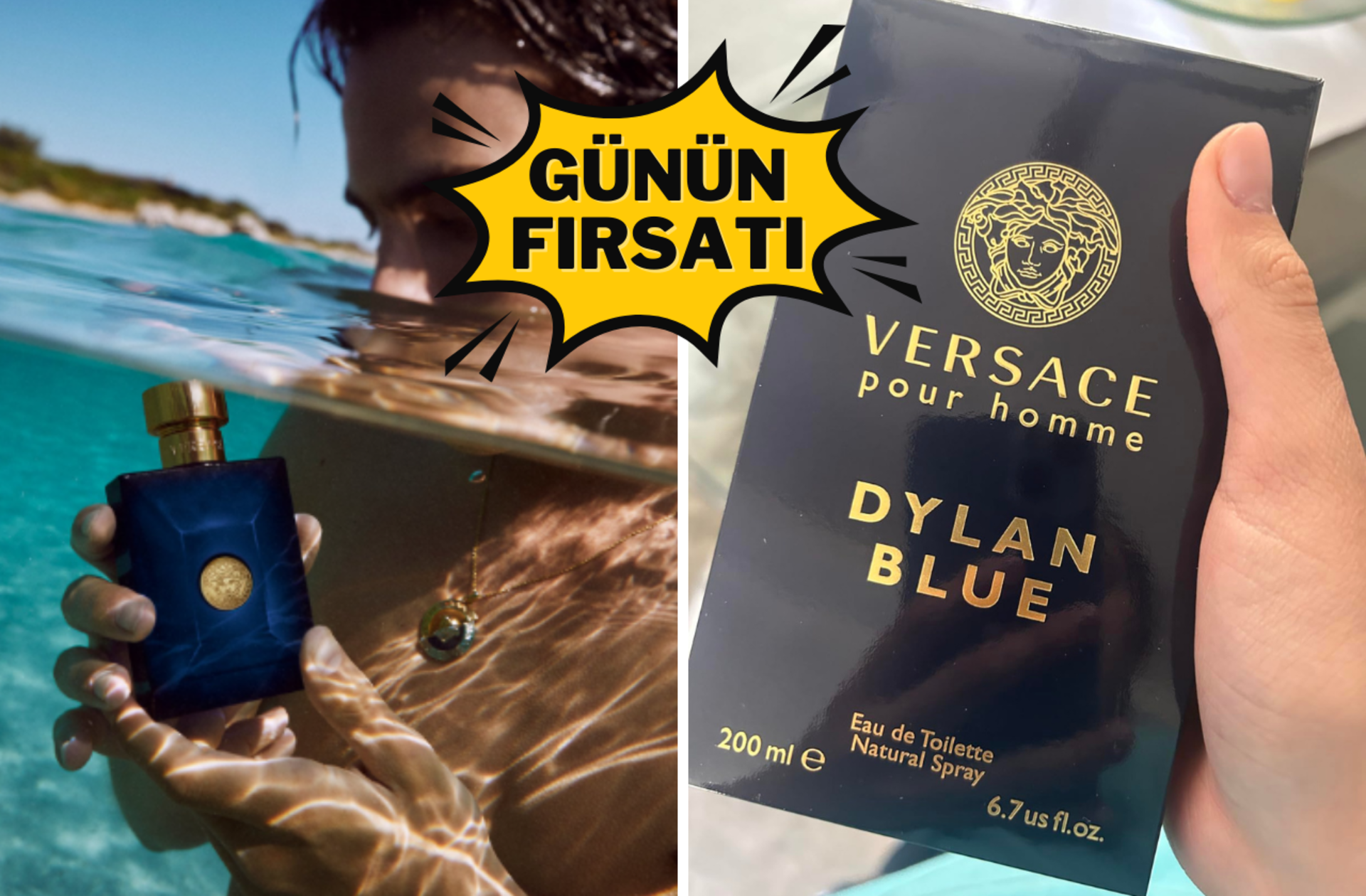 Modern ve dinamik bir koku! Versace Dylan Blue günün fırsat ürünü oldu