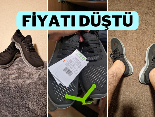 Rahat ve hafif! Crocs'un çok satan spor ayakkabısı indirime girdi