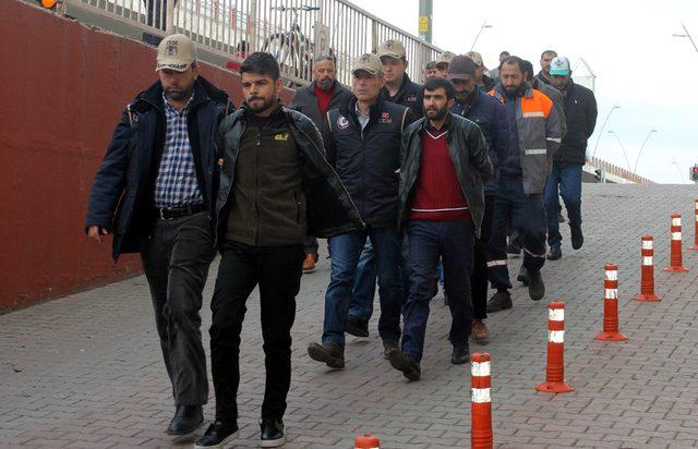 Kayseri'de terör propagandası şüphelileri adliyede