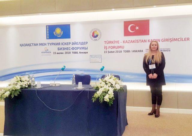 Edirne KGK Türkiye-Kazakistan Kadın Girişimciler İş Forumu’na katıldı