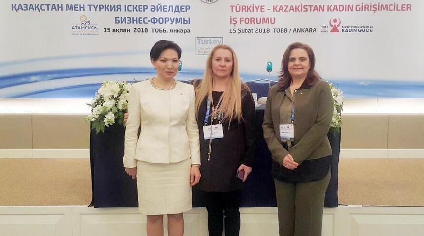 Edirne KGK T&uuml;rkiye-Kazakistan Kadın Girişimciler İş Forumu&rsquo;na katıldı