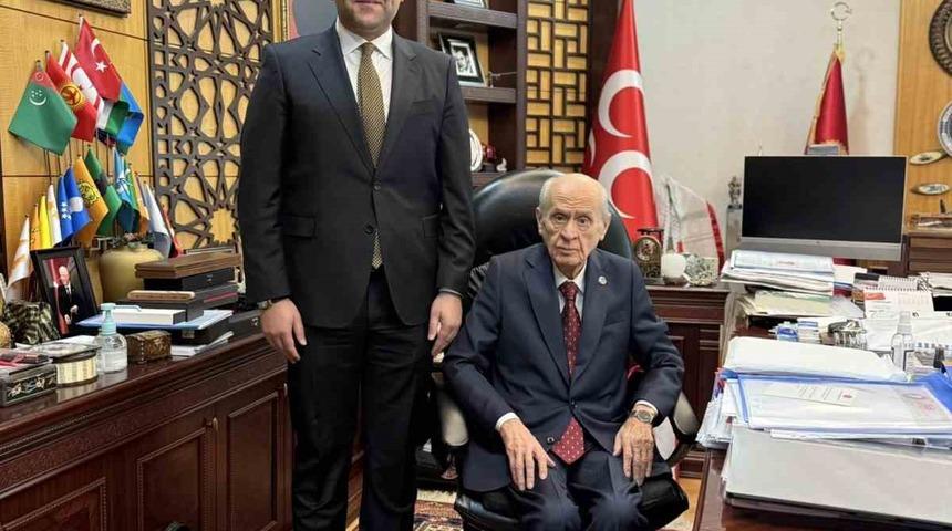 Ersoy, Devlet Bahçeli’yi makamında ziyaret etti