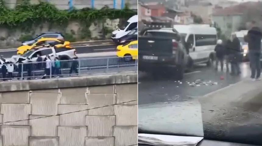 Sarıyer'de korkunç kaza! Öğrenci servisiyle pikap çarpıştı: 9'u öğrenci 11 yaralı