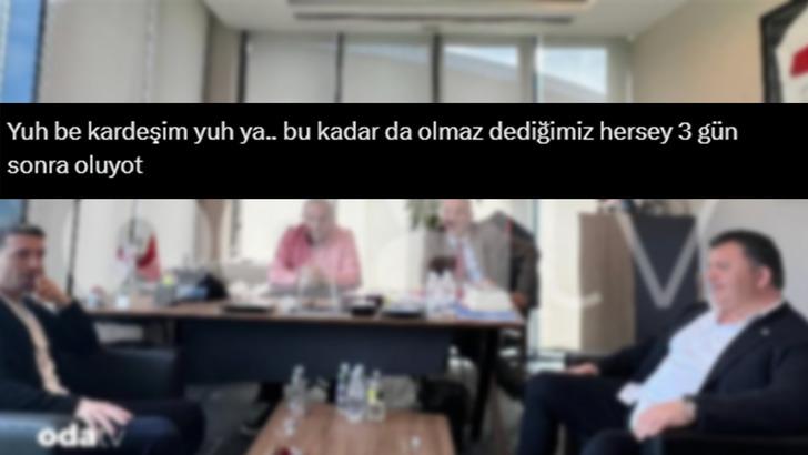 Mert Hakan Yandaş'ın TFF'nin Riva Tesisleri'nde yöneticilerle çay içtiği fotoğraf sızdırıldı, ortalık karıştı! Galatasaraylı taraftarlar sosyal medyayı yangın yerine çevirdi G1