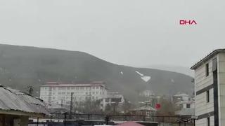 Bingöl'de kar yağışı! Karlıova'da etkili oldu