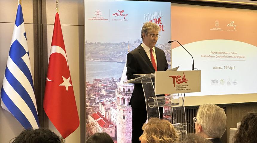 Yunanistan'ın başkenti Atina'da T&uuml;rkiye'nin turizm destinasyonları tanıtıldı