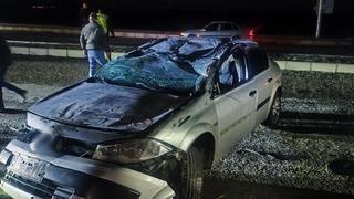 Kontrolden çıkan otomobil takla attı: 2 yaralı