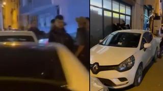 Sokağı boks ringine çevirdiler