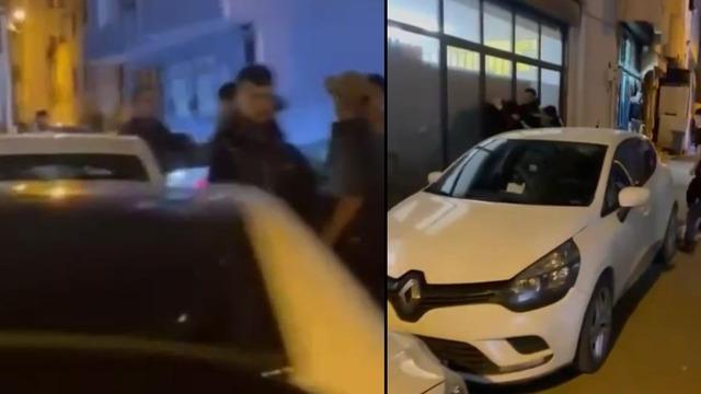 Sokağı boks ringine çevirdiler